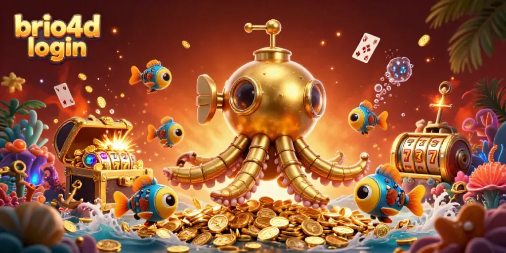 Engage in thrilling gaming experiences with brio4d login through a vibrant underwater scene