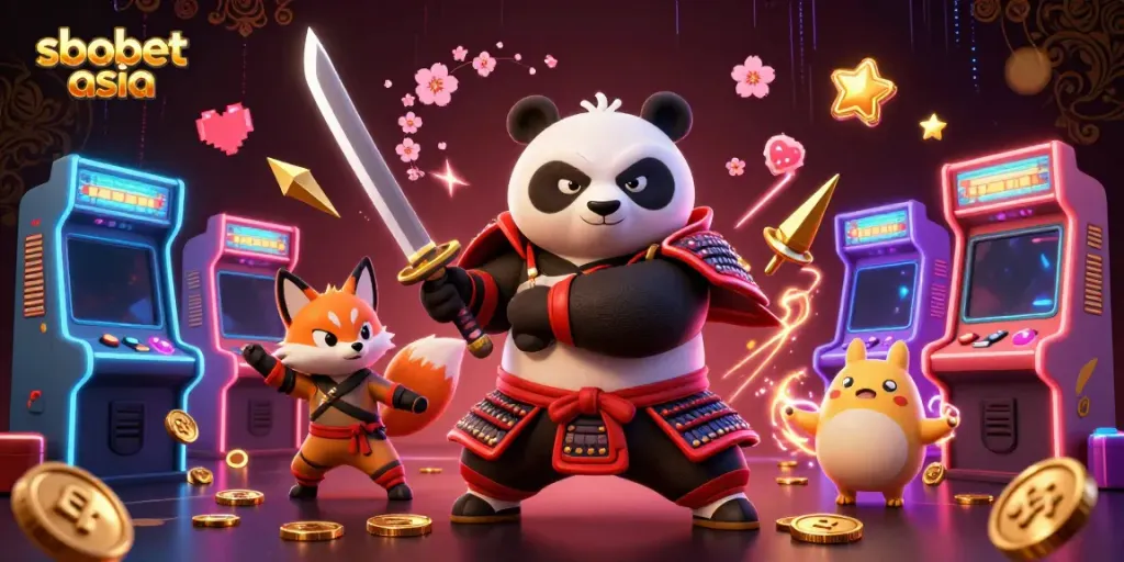 Engage in thrilling betting adventures with sbobet asia, featuring fierce samurai panda and dynamic gameplay elements.