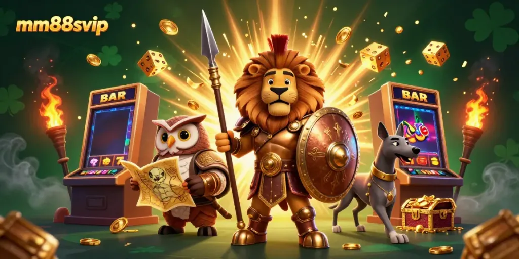 Spin the reels and win big with mm88svip in a vibrant casino atmosphere filled with luck.