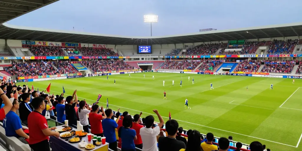 CAKHIATV watch professional soccer matches online in real time with live scenes from a stadium filled with energetic fans.