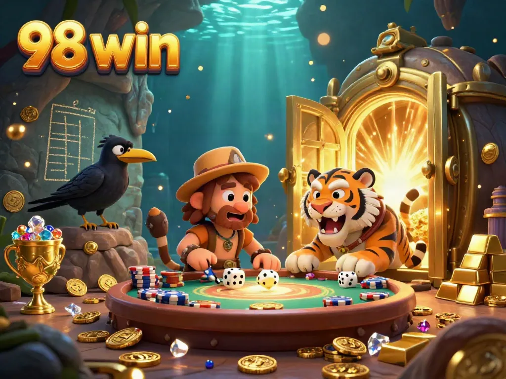 Experience thrilling moments at 98 win's prehistoric casino filled with treasure and adventure.
