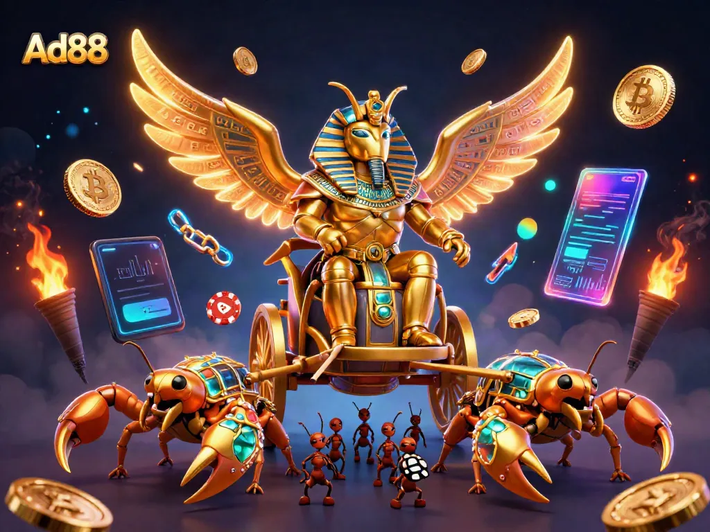 Engage with Ad88's vibrant gaming experience featuring dynamic casino characters and digital assets.