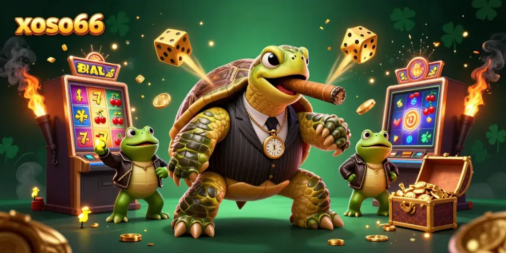 Experience thrilling action at xoso66 with vibrant casino scenes filled with excitement and winning potential.