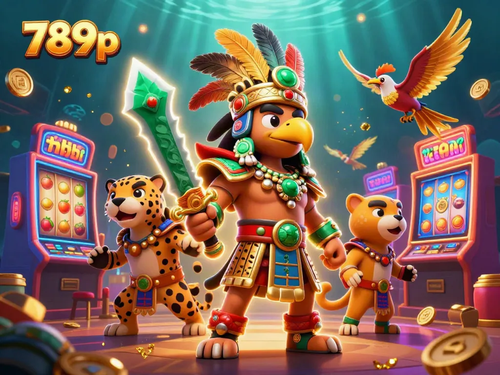 Engage with thrilling slot games at 789p as the Aztec warrior and jaguar unveil jackpot treasures.